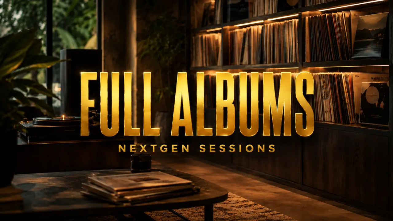 NextGen Sessions Full Albums — premium vinyl listening room